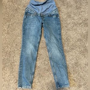 H&M Cropped Maternity Jeans Size M